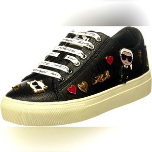 🔥💥 'Karl Lagerfeld Paris Women's Cate Shoes -
Sneakers Klp Pins Size 7.5M
